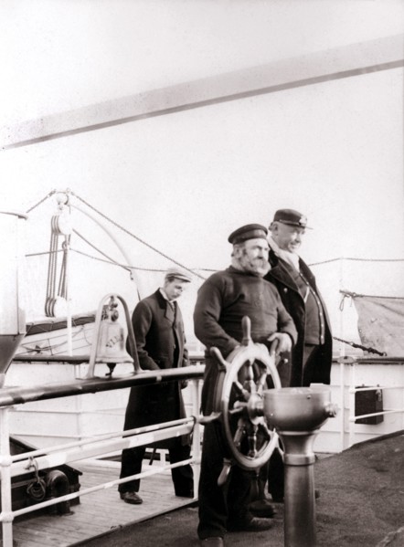 Dutch pilot, 1898.Artist: James Batkin