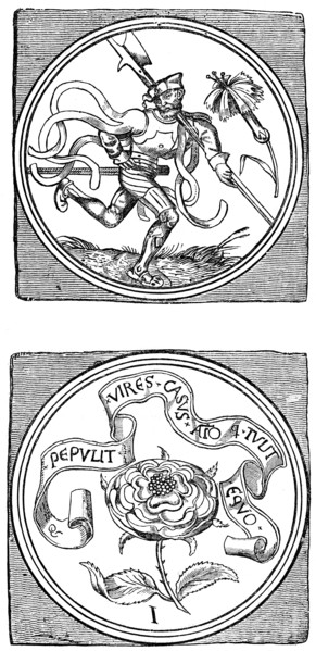 Ancient Playing Cards: Knave and Ace, (1833). Artist: Unknown