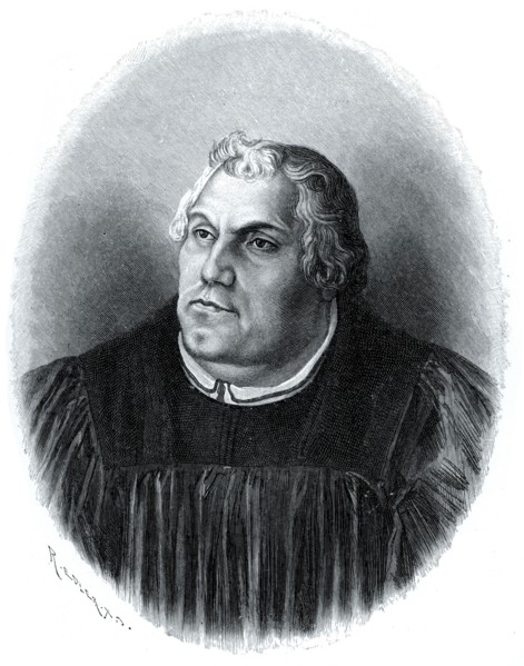 Martin Luther, Protestant church reformer, (1903). Artist: Unknown