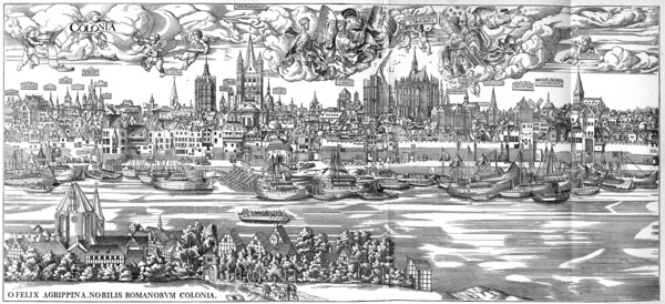Cologne in 1530, (1903).Artist: Anton Woensam