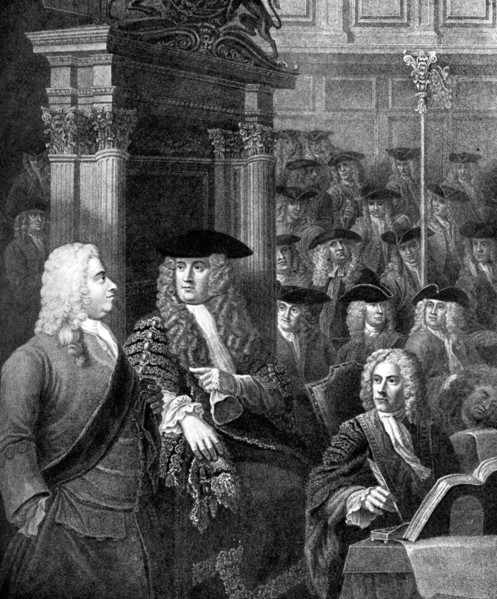 The House of Commons in Sir Robert Walpole's administration, Artist: Unknown