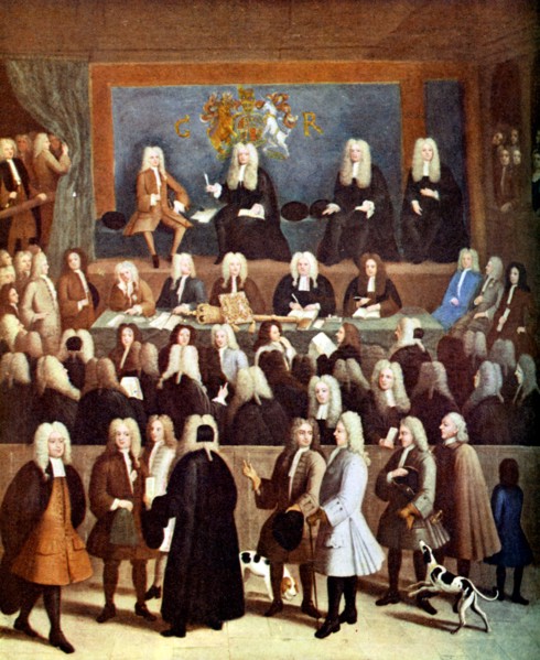 The Court of Chancery in the Reign of George I, 18th century (c1905). Artist: Unknown