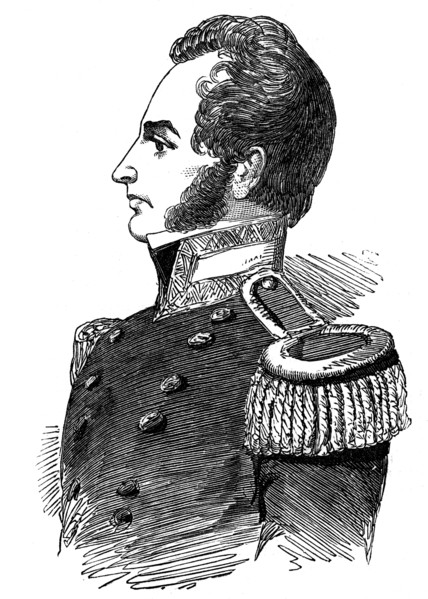 Robert John Le Mesurier MacClure, pioneer arctic explorer, 1853. Artist: Unknown