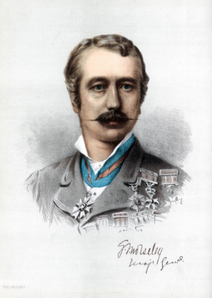 Garnet Joseph Wolseley, 1st Viscount Wolseley, Irish-born British soldier, c1890.Artist: Cassell, Petter & Galpin