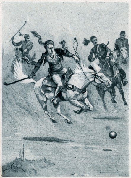 Game of polo, 1888. Creator: Stanley Llewellyn Wood.