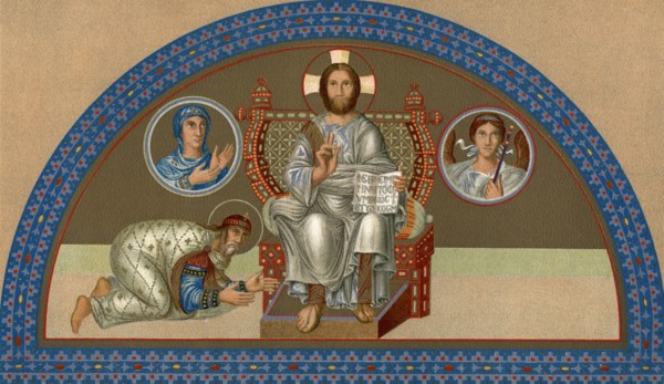 'The Enthroned Christ', (1902). Artist: Unknown