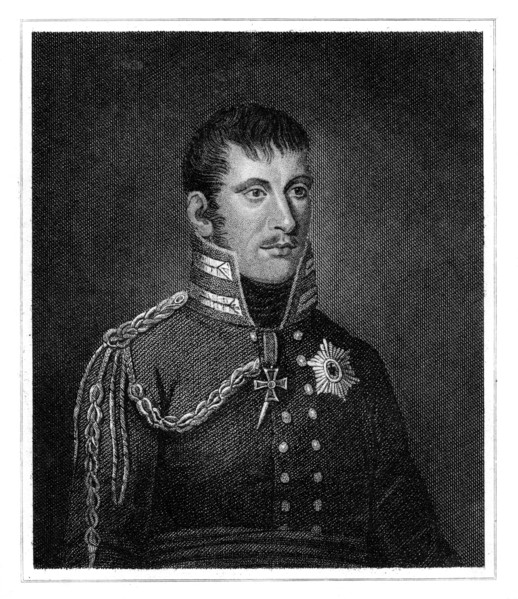 Frederick William III, King of Prussia, 1815.Artist: A Wheltier