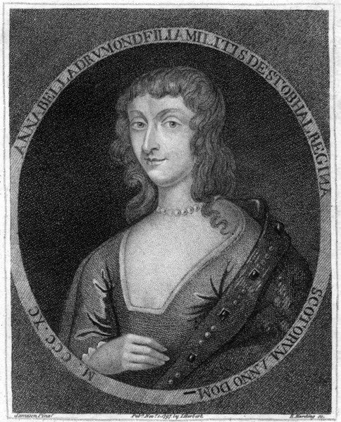 Anabella Drummond, queen consort of Robert III of Scotland, (1797).Artist: E Harding