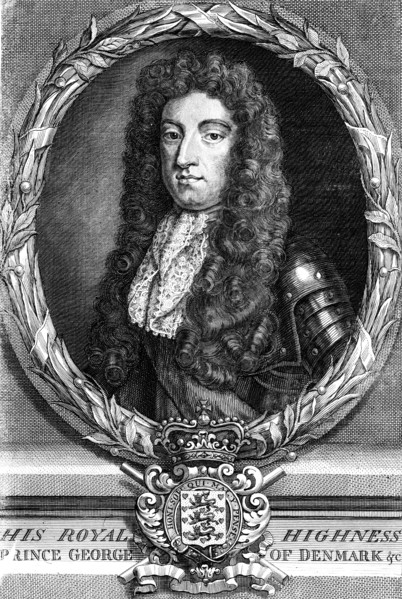 George of Denmark, Prince Consort of Queen Anne of Great Britain.Artist: N Parr