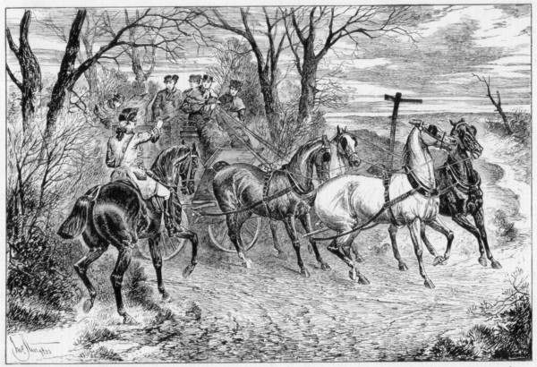 'A Knight of the Road', 1881.Artist: John Sturgess