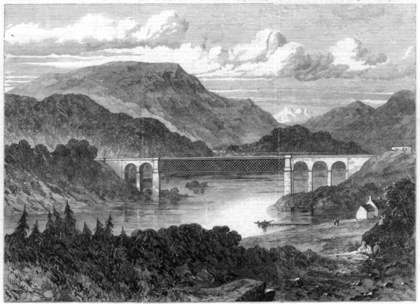 Oykel Viaduct, Sutherland Railway, 1866. Artist: Unknown