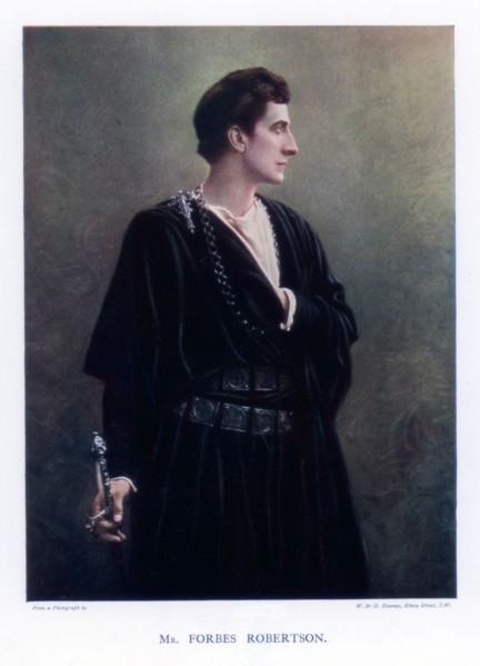 John Forbes-Robertson, British actor and theatre manager, 1901.Artist: W&D Downey