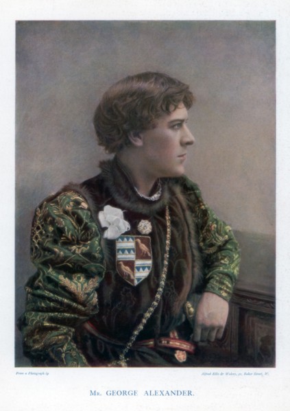 Sir George Alexander, English actor and theatre manager, 1901.Artist: Ellis & Walery