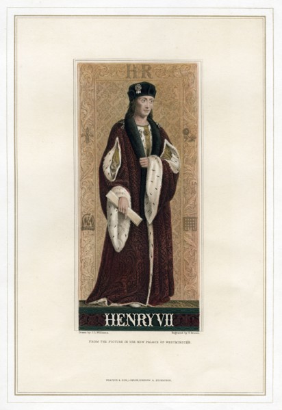 Henry VII, King of England. Artist: T Brown
