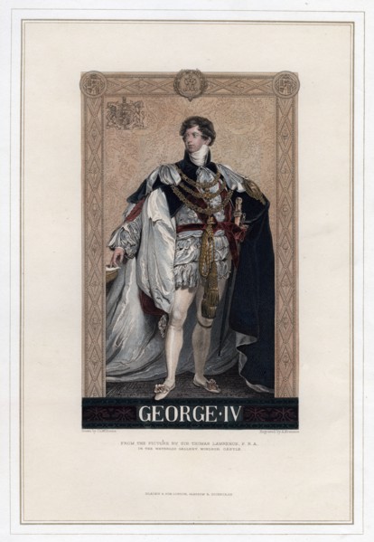George IV, King of Great Britain and Ireland.Artist: A Krausse