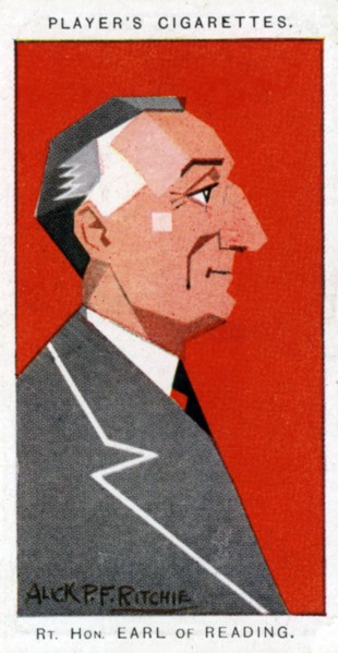 Rufus Isaacs, 1st Marquess of Reading, Lord Chief Justice and diplomat, 1926.Artist: Alick P F Ritchie