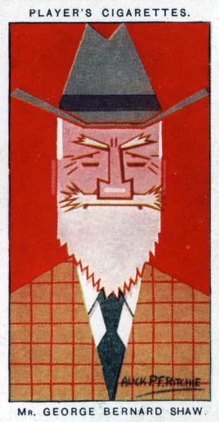 George Bernard Shaw, Irish playwright, 1926.Artist: Alick P F Ritchie