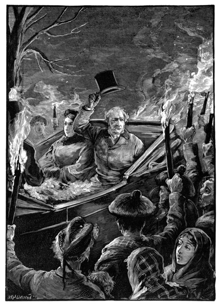 'Mr Gladstone's visit to Taymouth Castle', Perthshire, Scotland, c1879. Artist: Unknown