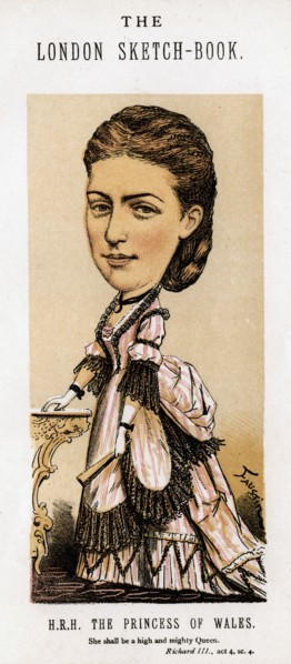 Alexandra of Denmark, Princess of Wales, 1874.Artist: Faustin