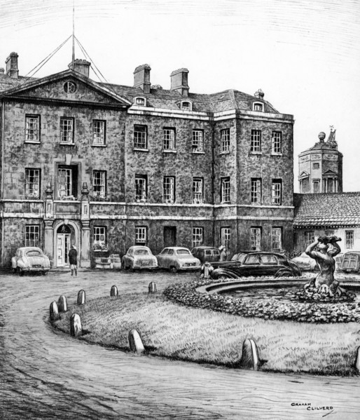 Redcliffe Infirmary, Oxford, c1950-1970.Artist: Graham Clilverd