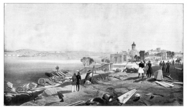 'Sebastopol from the Rear of Fort Nicholas', 1900.Artist: William Simpson