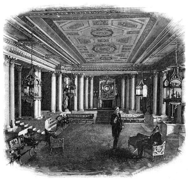 The Marble Hall, Buckingham Palace, 1900. Artist: Unknown