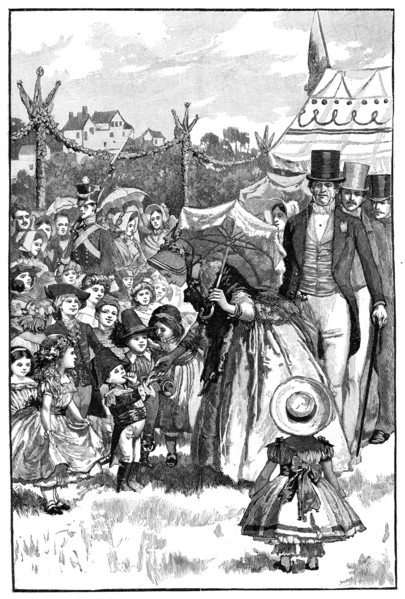 Queen Victoria and Prince Albert at a fete, Coburg, Germany, c1840s, (1900). Artist: Unknown