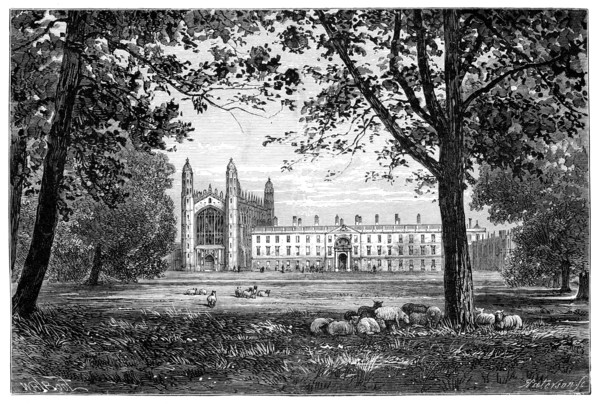 King's College, Cambridge, 1900. Artist: Unknown
