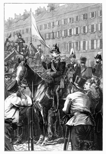 The King of Prussia Addressing the Berliners, 1848, (1900)