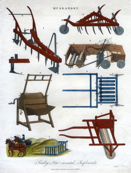 'Sundry New-invented Implements', 1810.Artist: J Pass