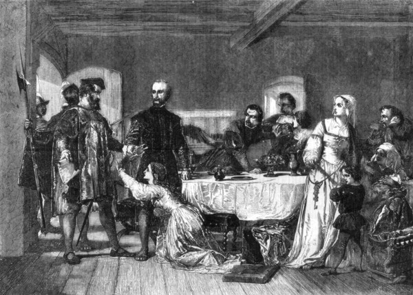 The arrest of John Brown of Ashford, a Lollard, 1517, (1856). Artist: Alexander Johnston