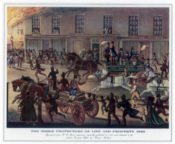 'The Noble Protectors of Life and Property', 1820.Artist: R Reeves