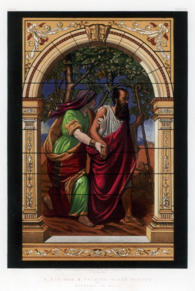 'A Stained and Painted Glass Window', 19th century.Artist: John Burley Waring