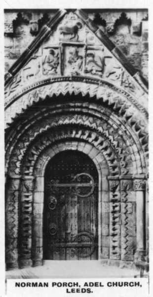 'Norman Porch, Adel Church, Leeds', c1920s. Artist: Unknown