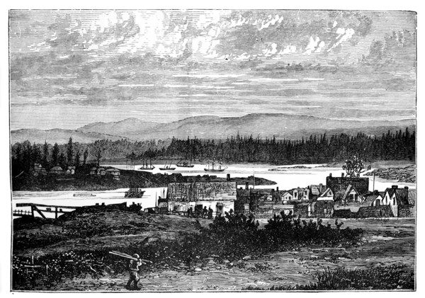 The Western Suburbs of Victoria, Vancouver Island, Canada, c1888. Artist: Unknown