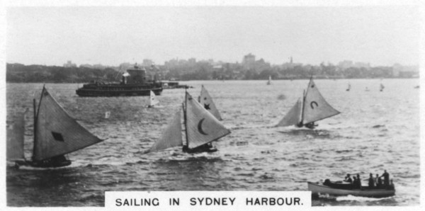 Sailing in Sydney Harbour, Australia, 1928. Artist: Unknown