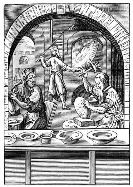 Basin maker, 16th century (1849).Artist: Jost Amman