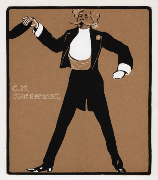 CH MacDermott (1845-1901), music hall star, late 19th century. Artist: Unknown