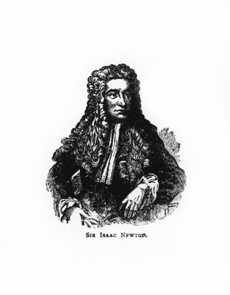 Sir Isaac Newton, English mathematician, astronomer and physicist, (20th century). Artist: Unknown