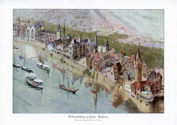Old Paris, Paris World Exposition, 1889, (1900).Artist: Ewald Thiel