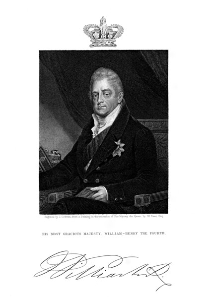 William IV, King of Great Britain and Ireland and of Hanover, 19th Century.Artist: J Cochran