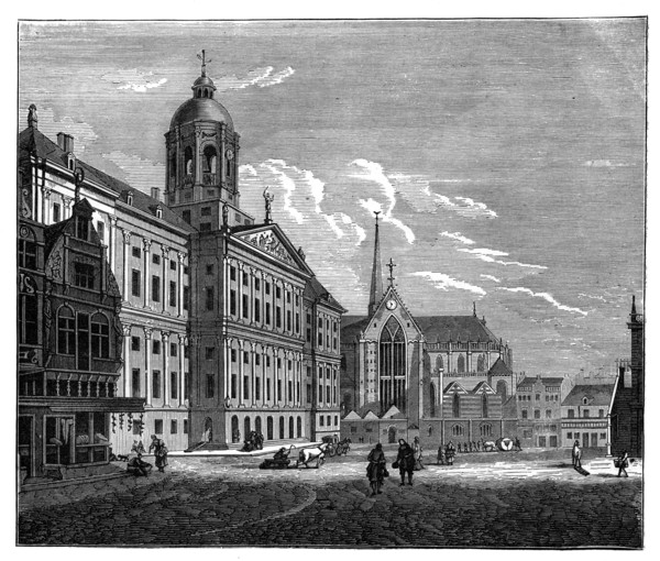 The Palais Royal, Amsterdam, c1890. Artist: Unknown