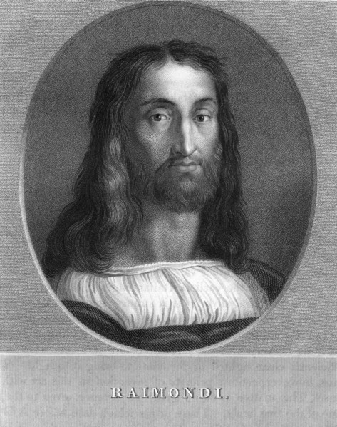 Marcantonio Raimondi, Italian engraver, 1836.Artist: W Holl