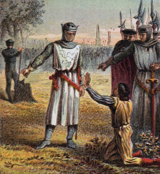 'Death Of Piers Gaveston', 1312, (c1850). Artist: Unknown