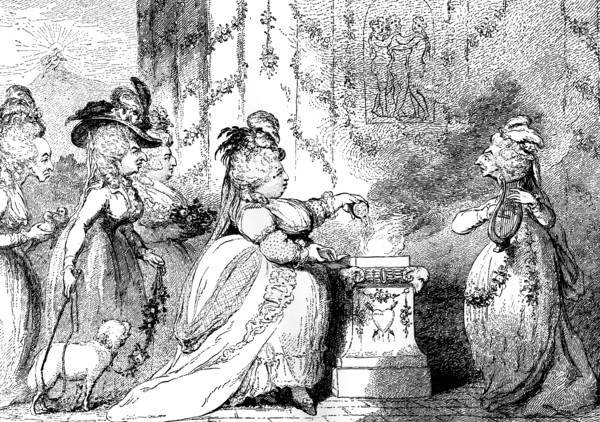 'La Belle Assemblee', 1787. Artist: Unknown