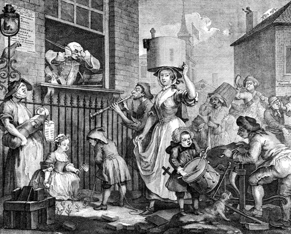 'The Enraged Musician', 1741. Artist: William Hogarth
