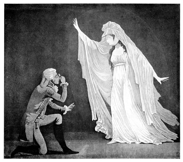 'The Castle Spectre and her ernest admirer', 1793. Artist: Unknown