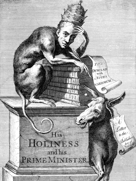 'The phiz and character of an Alexandrine hyper-critch and comentator', 1728. Artist: Unknown