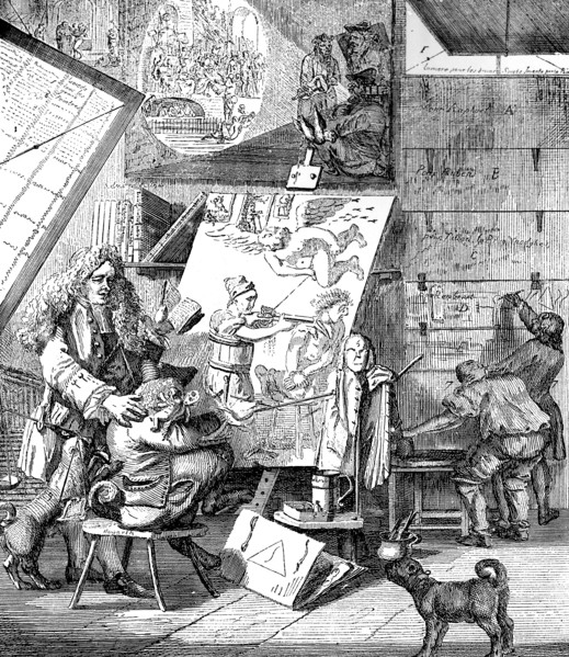 'Burlesque sur le burlesque, 1753'.Artist: Paul Sandby