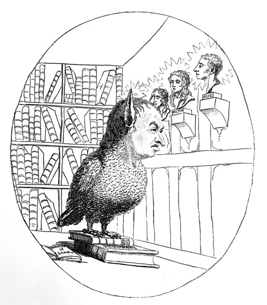 'Old Wisdom blinking at the stars', 1782.Artist: W Rennie